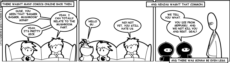 10 years of age – Almost alone